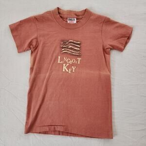 Vintage Longboat Key Orange Tee 4t/5t SLIM